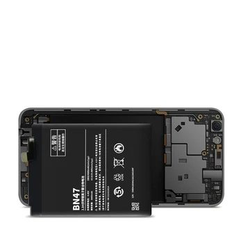 PINZHENG Mobilni Telefon BN47 Baterija Za Xiaomi Redmi 6 Pro Mi A2 Lite Bateria 4000 mah Zamenjava Li-ionska Baterija Z brezplačnim Orodjem, ki se