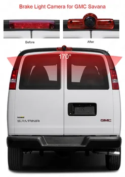 Avto Zavorna Luč Kamera za Chevrolet Express GMC Savana Tovora VAN Camera Nazaj Kamera z 1/3 SONY Senzor 6pcs LED Nepremočljiva