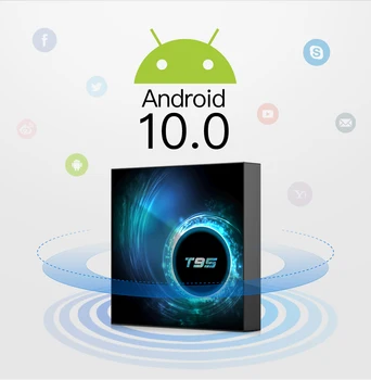 2020 Novo T95 Android 10.0 OS TV Box 4G 32 G/64 G Allwinner H6 Quad Core 1080P H. 265 4K 2 GB 16 GB WiFi Medijev Android Set top box