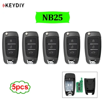 5pcs/veliko Multi-funkcionalne KEYDIY Daljinski ključ NB25 za KD900 KD900+ URG200 KD-X2 5 funkcij v eni ključ