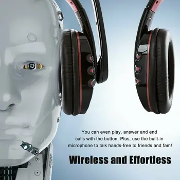 V8-1 Slušalke V5.0 Bluetooth Gaming Slušalke OVLENG Brezžične Stereo Slušalke Z Mikrofonom za PC Telefon, Prenosni Računalnik