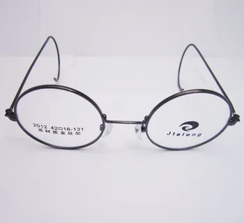 40 mm 42mm 44 Starinsko Letnik Okrogle Žice Platišča Eyeglass Okvirji za Očala Rx 2012