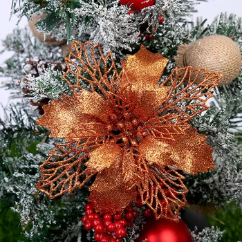 6pcs 9 CM, Bleščice, Umetno Cvetje Božično Drevo Okraski Okraski Božič Okraski za Božična Darila Dom