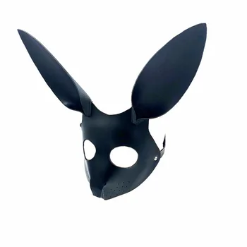 New zajec Pokrivala za Oči masko ustni gag usnje Ropstva Zadrževanje vlogo igrajo par igra SM Eksotičnih jajce vibrator Orodje Suženj, seks igrače