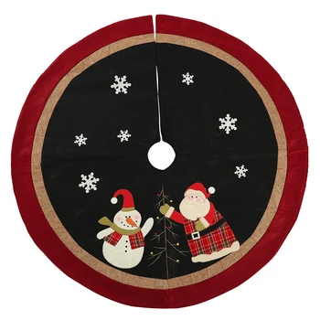120 cm Xmas Tree Krilo Preprogo Santa Claus Snežaka Talna Ploščica Kritje Vesel Božič predmeti za Dom Novo Leto Stranka Dobave Darilo