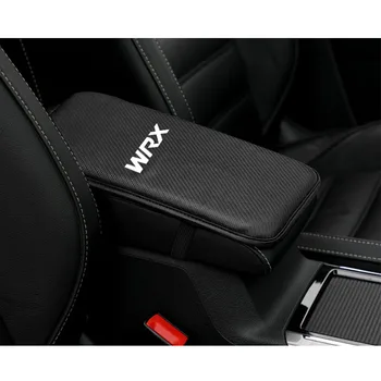 Avto Armrest Pad Zaščito Za Subaru WRX Ogljikovih Vlaken Auto Sedež Roko Ostalo Zajema Shranjevanje High-end Avto Dodatki Notranjost