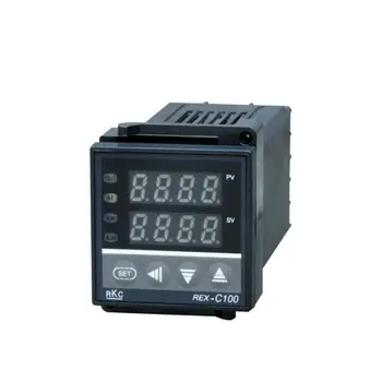 Digitalni PID Temperaturni Regulator Termostat REX-C100 + Max.40A SSR Rele + K Termočlen Sonda Visoke Kakovosti