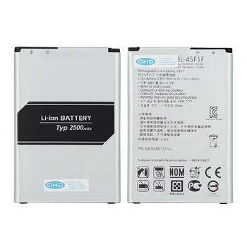 OHD Novo Originalno baterijo BL-45F1F Baterija Za LG k8 K4 K3 M160 LG Aristo MS210 2410mAh X230K M160 X240K LV3 (2017 različica K8) 2500mAh