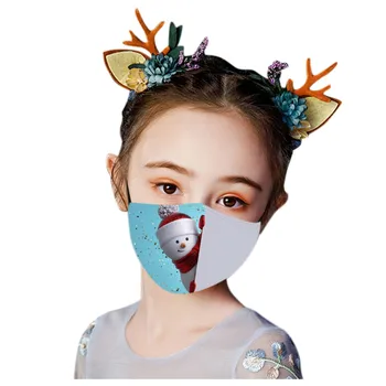 1/5PCS otroška Božična Risanka Natisnjeni Stroj za Večkratno uporabo na Prostem Usta maska za Dihanje Zaščitna mascarilas F Hitro Ladjo