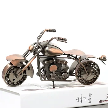27 cm Velikost motorno kolo, Model Okraski Kovinski Ročno Železa Motocikla Študija Office Home Okna Okraski Dodatki
