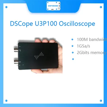 DSCope U3P100 1GSa/s 100mhz PC oscilloscope usb digitalni Dvojno frekvenco Vzorčenja dvojni analogni pasovne širine z FFT GUI Vmesnik
