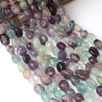 8-10 mm, neredno naravnih pisane fluorite kroglice za nakit, izdelava 15inches naravnega kamna kroglice diy zapestnica