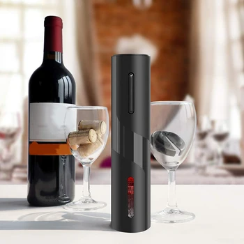 Električni Odpirač za Vino za ponovno Polnjenje Samodejno žepni nož Vina, Steklenica Odpirač s Folijo, Cutter & USB Kabel za Polnjenje, Obleka za Domov Nas