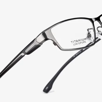 Vazrobe blagovne znamke očala okvirji moških titana očala moški polna rim, očala na recept, ultralahkimi kratkovidnost očala