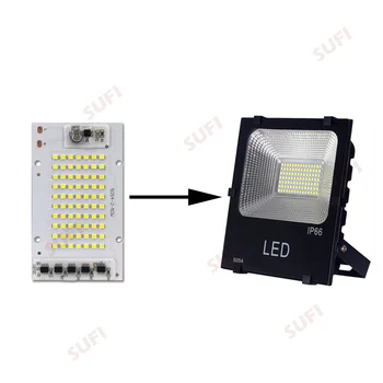 LED Sijalko 100W SMD2835 Svetlobe Kroglice AC 220V-240V LED Integrirano COB LED Lučka Čip Žaromet Zunanja Razsvetljava Pozornosti