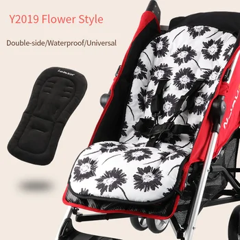 Nepremočljiva baby voziček sedežne blazine Dvojni stranski sedež linijskih Univerzalno mehko blazinico za štiri letne čase Mehko blazino voziček dodatki