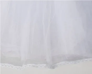Nov Prihod Belih 3/6/8 Plasti Tila Petticoat Poročni dodatki vestido branco underskirt jupon mariage petticoat ženska