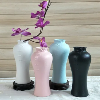 Kitajski Cvet Mizo Vazo Keramični Tradicionalnih Cheongsam Slog Vaze Domu Dekorativni Chipao Porcelanasta Vaza Klasični Obrat Pot