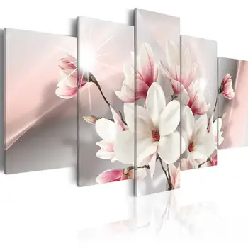 2020 HD 5PCS/Set Rdeča Vijolična Bela Orhideja je Cvet Art Tiskanja brez okvirjev Platno Slikarstvo Stensko Sliko Dekoracijo Doma,Brez Okvirja