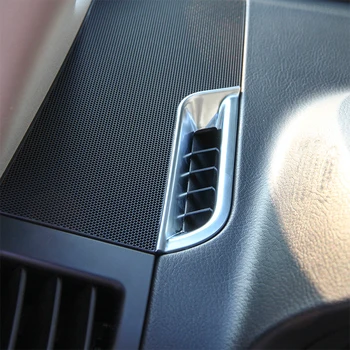 2 Kos Za Land Rover Freelander 2 2008-ABS Chrome nadzorna plošča AC Prezračevalni Odprtini Okvir Pokrova Trim Dodatki Avto Styling