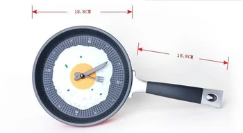 HQ Jedilni pribor kreativne omleta pot obliko kuhinja ura ustvarjalnega sodobno dekoracijo doma visi tabela 3d stenske ure