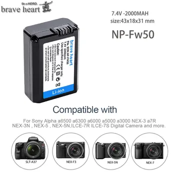 Dvojni polnilec +2x-NP-FW50-NP FW50 Fotoaparat Baterija za SONY A5000 A5100 A7R NEX 6 7 5TL 5R 5N 3Nl A6000 5T 5C 3N NEX5R
