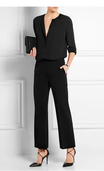 UK Čisto Nov 2020 Pomlad Poletje žensk V vratu Backless Priložnostne Black Šifon vrh Bluzo Shirt Ženski Blusas camisa feminina za