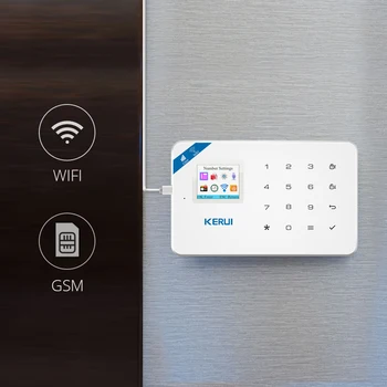 KERUI W18 WIFI Brezžični GSM Alarmni Sistem Home Security Alarm Gostiteljice Eas Kit APP Remote Control Home Security Alarm Gostiteljice s Sireno