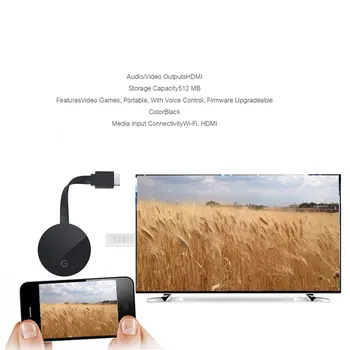 NOVO 1080P HDMI-WIFI združljiv TV Media Video Predvajalnik Pretakanje Zaslon Naprave Potisnite Zaklad