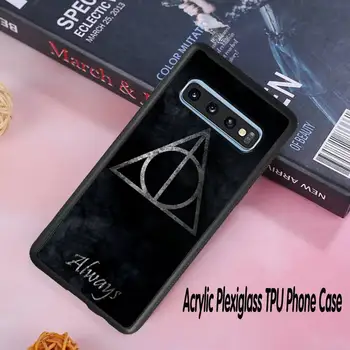Harries Potter Telefon Primeru pleksi steklo, Akril TPU Za Samsung Galaxy S8 S9 S10 s10e S20 PLUS ULTRA S6edge