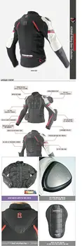 Novo za KOMINE suknjič JK089 3D Titana dihanje očesa, dirke, vožnja visoko zmogljivih padec odpornosti obleka, motoristična jakna