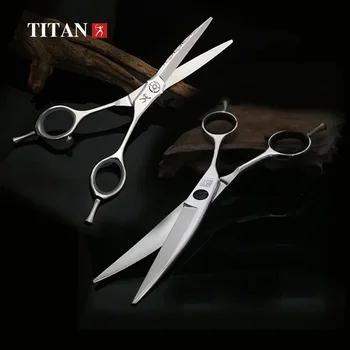 Titan 6 inch Prefessional škarje za Rezanje Styling Orodje Las Škarje iz Nerjavečega Jekla, Frizerski Salon