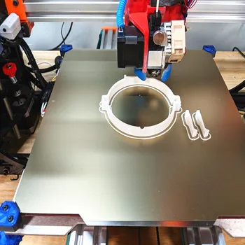 ENERGIČNA 350x350mm Odstranitev Spomladi Jeklene Pločevine, Toplotno Posteljo Platformo uporabljajo PEI Flex Tiskanja Posteljo za Velik Velik 3D Tiskalnik Heatbed