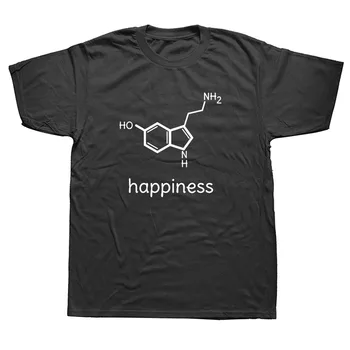 Smešno Sreče Znanosti Kemije T Srajce Fizika Biologija Ljubitelje Valentines T-shirt Priložnostne Tees
