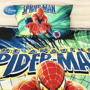 Disney Posteljnina Spiderman Nastavite Risanka Fant, Posteljno perilo 3d Eno twin velikosti 2/3/4pc Rjuhe/Dunja Kritje Otroci Teen Rojstni dan Darila