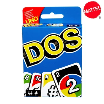 Mattel Igre UNO DOS Igra Kartice Multiplayer Družino Party Poker Kartic Otroci Igrače Darilo
