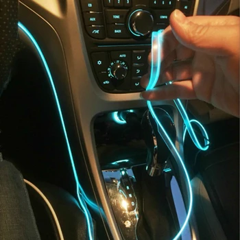 Avto Notranjost Svetilke Neon Trak led El Hladno Svetlobo nalepke Za Mazda 3 6 5 Spojlerji CX-5 CX 5 CX7 CX-7 2 323 CX3 CX5 626 M3 M5 MX5