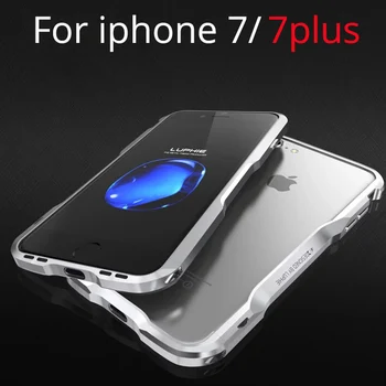 Kovinski Bumper za iPhone 8 Plus Primeru aluminijast Okvir Ultra tanek Telefon Ohišje Pokrov za iPhone SE 2020 Pribor 7 Plus Lupini
