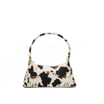 Moda krava vzorec žensk ramo torbe, oblikovalec torbice luksuzni pu usnje messenger torba ženske pika majhno torbico 2020 ženski sac