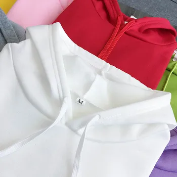 Harajuku Hoodie Ženske Cvet Natisnjeni Prevelik Majica 2020 Pozimi Toplo Žep Long Sleeve Hooded Puloverji Korejski Ulične