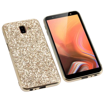 Ohišje Za Samsung Galaxy J6 2018 Mehki Silikonski Telefon Pokrovček Za Samsung J6 J 6 2018 J6 Plus 2018 Nosorogovo Diamond Bleščice Primerih