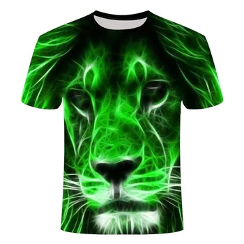 Slavni živali za moške in ženske T-shirt kratek oplaščeni T-shirt tiskanje 3dt majica priložnostne hip-hop 3d tisk T-shirt vrh XXS-6XL