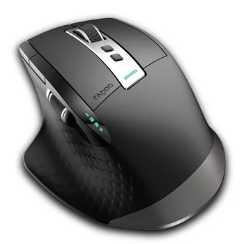 Rapoo MT750 Polnilna Multi-mode Bluetooth 3.0,4.0 2.4 G Wireless Mouse Več Povezave in Enostavno Preklapljanje