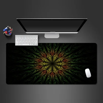Super Kul 3D Linije Učinek Barve Mouse Pad Napredno Non-slip Računalniške Opreme Igrajo Tipke Tipkovnice Miške Mat Božična darila