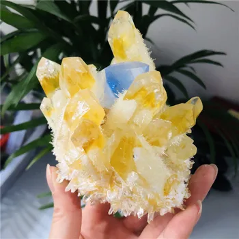 Naravni Duh Fantom Quartz Crystal Grozdov rock kamni in kristali mineralnih reiki Healing Vzorcu Doma deco