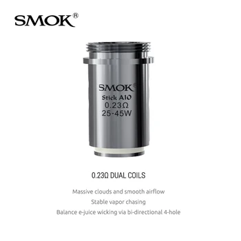 Original Smok Palico all-in-one Dvojno Navitje 0.23 ohm 5PCS/Dual Pack Tuljave Za Elektronsko Cigareto palico all-in-one vape kit