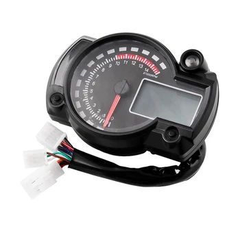 15000rpm Univerzalno LCD Mestno motorno kolo merilnik Hitrosti Merilnik, merilnik vrtljajev prevožene poti Motoristična Oprema