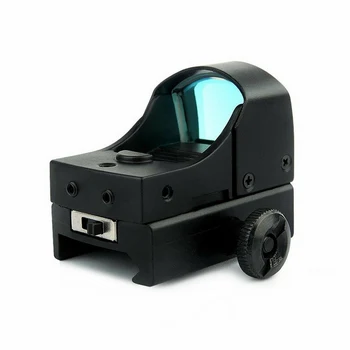 20 mm Železniškega Riflescope Lovska Optika Holografski Rdeča Zelena Pika Pogled Reflex Reticle Taktično Področje Airsoft Pištolo Collimator Očeh