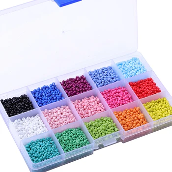 7500PCS/Box 3 mm Mini Steklene Kroglice Multi-Barvni Svoboden Majhne Kroglice Primeren Za Nakit DIY Dodatki