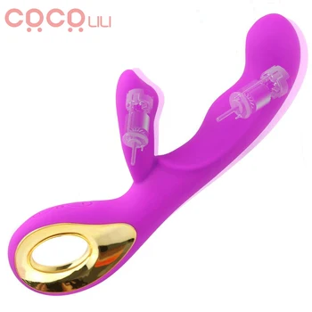 Vibrator Rabbit Vibrator Massager Klitoris Stimulator Erotično Sex Igrače za Ženske G Spot Masaža Dvojno Motorji Ženski Masturbators